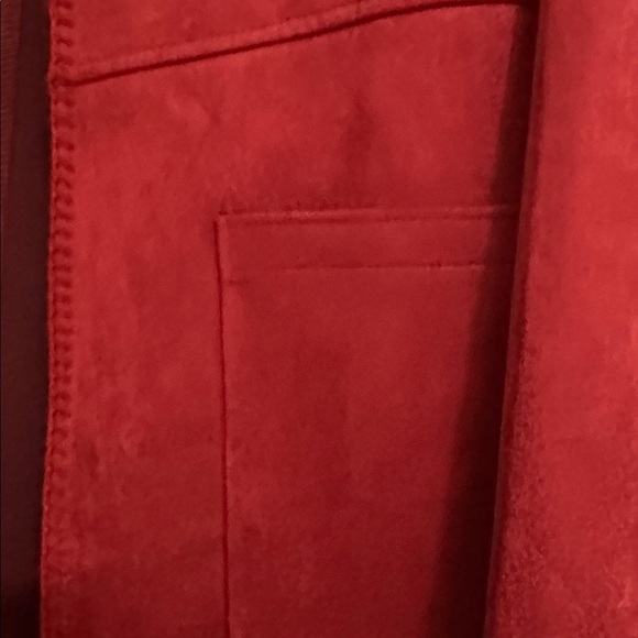 Tamaris Red Open Front Jacket - Picture 3 of 6